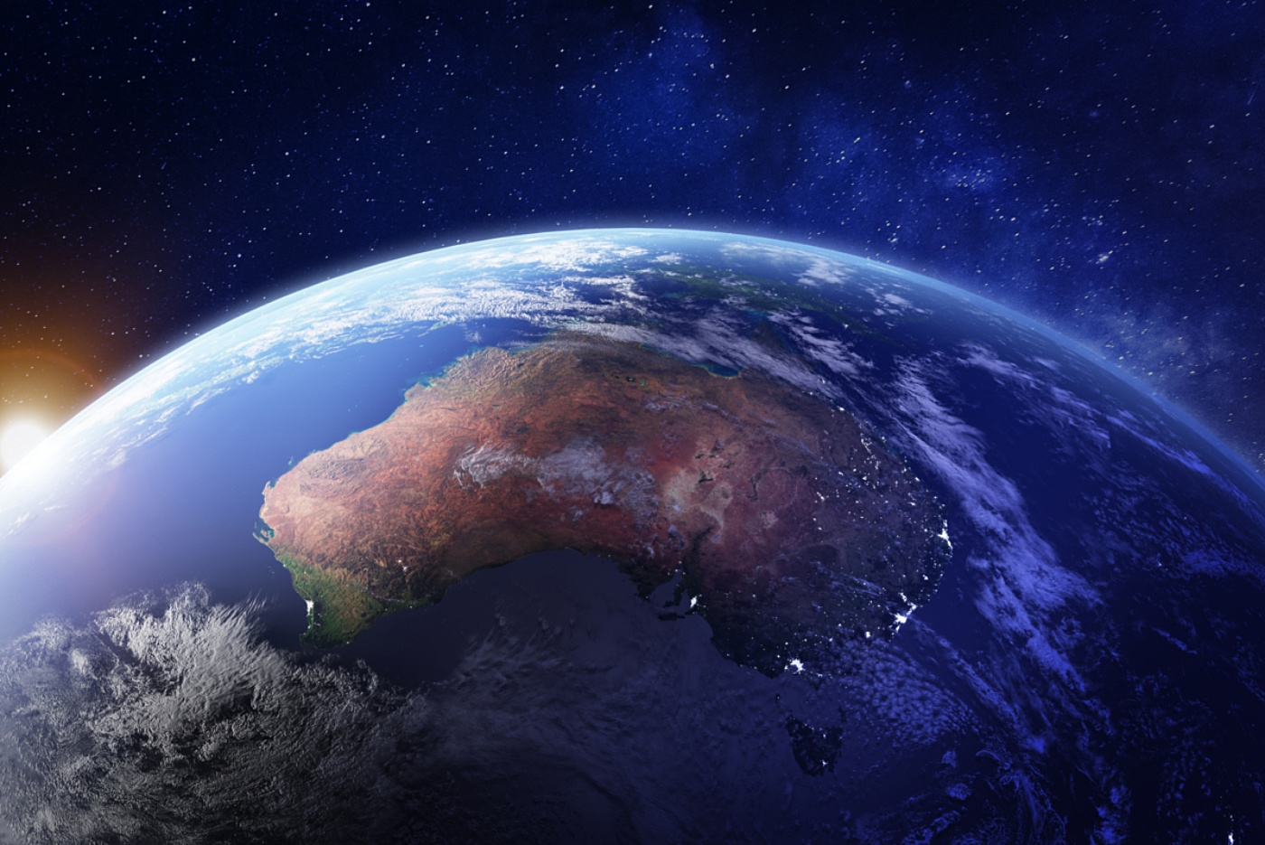 Australia From Space Adobe Stock 248801449